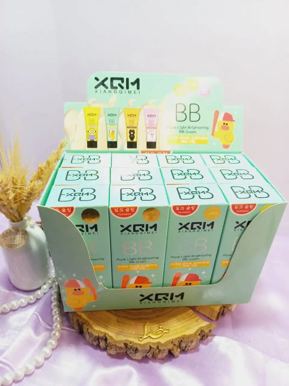 بی بی کرم ابریشمی طرح جوجه میشا XQM کد x1975