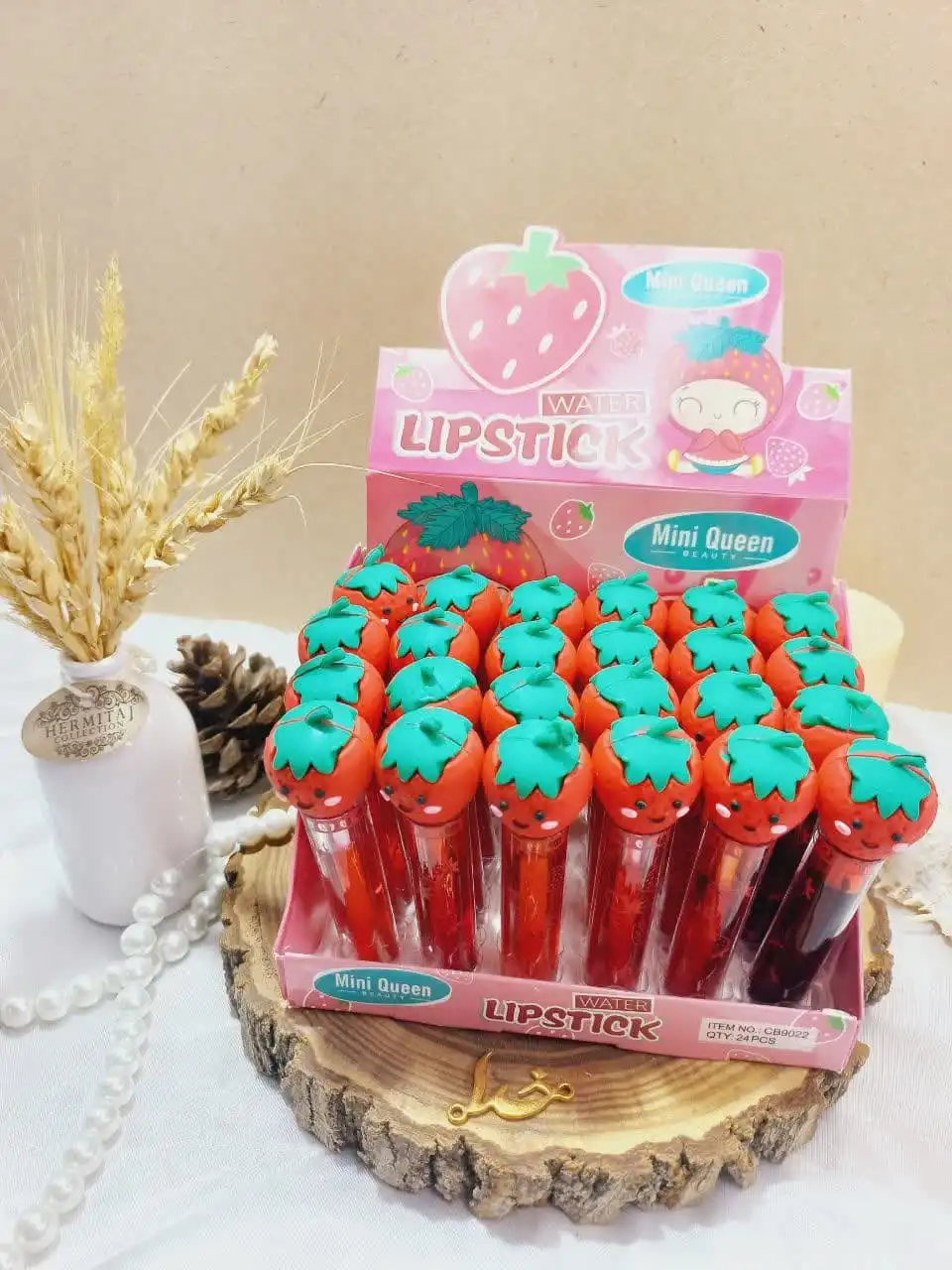 تینت لب طرح توت فرنگی مینی کویین MINI QUEEN کد CB9022