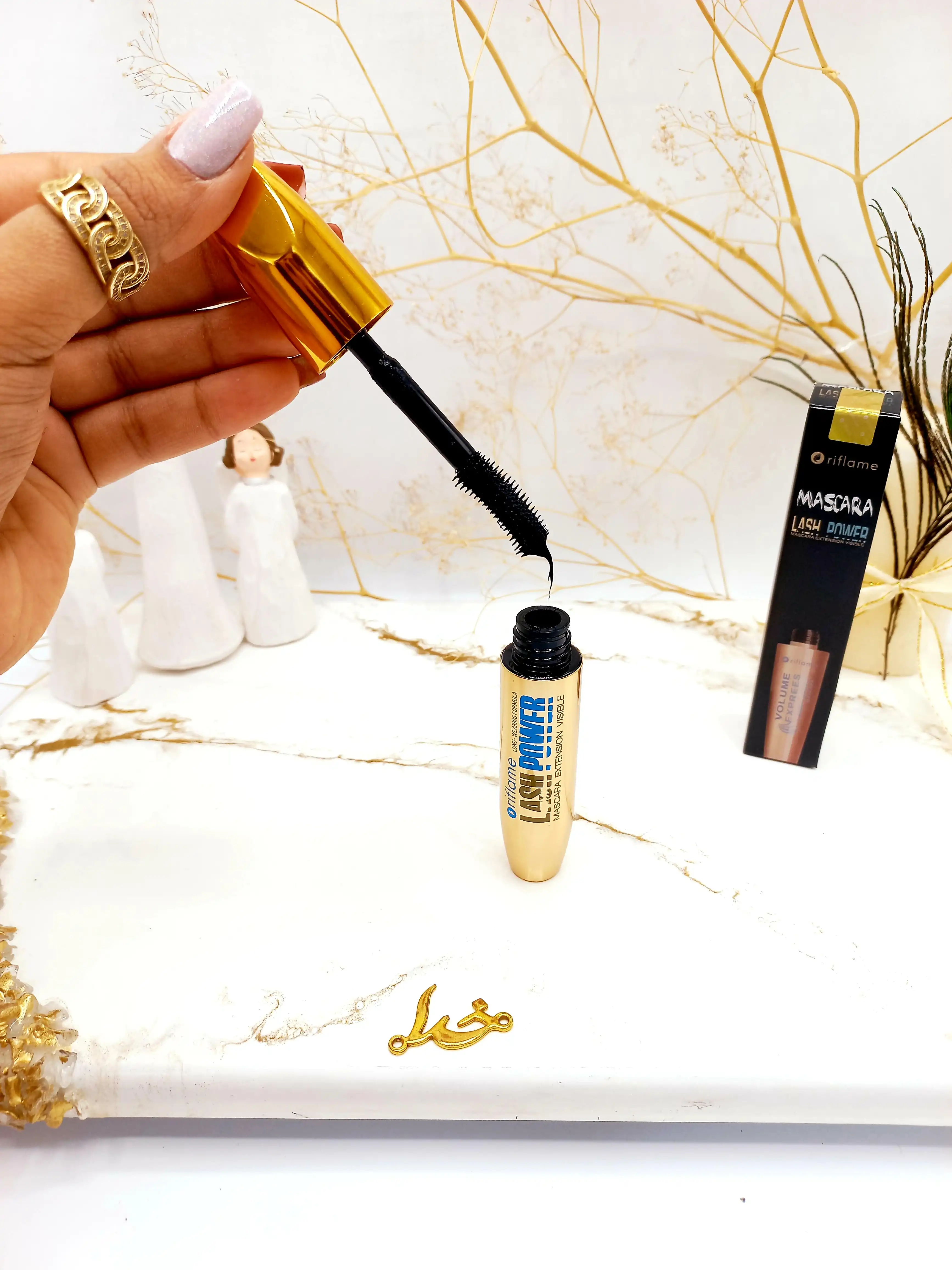 ریمل حجم دهنده و بلند کننده مژه گیاهی اوریفلیم مدل لش پاور (ضدآب) ORIFLAME کد مستر کپی4627