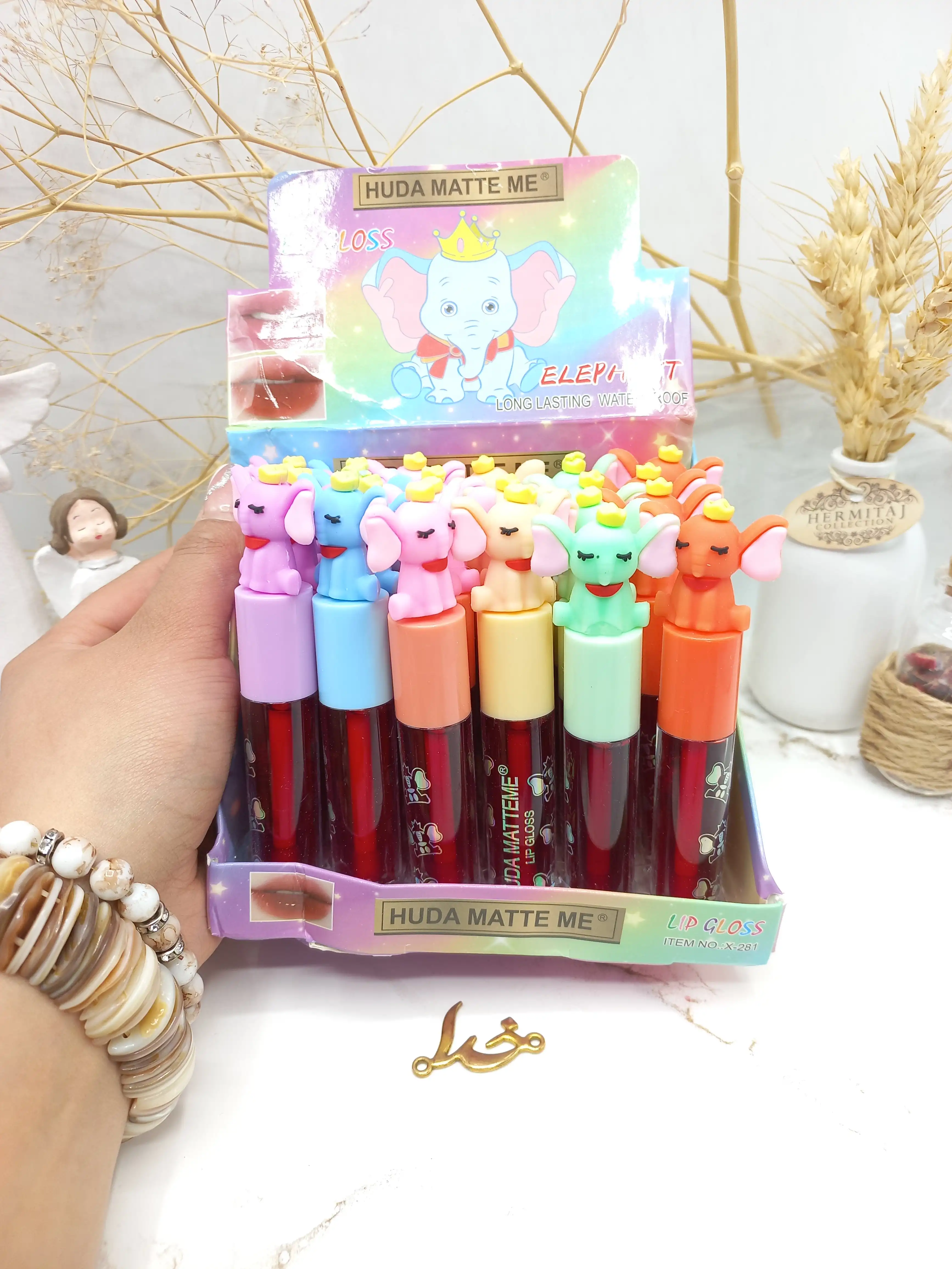 تینت لب طرح فیل هدی مات می HUDA MATTE ME کد 5640