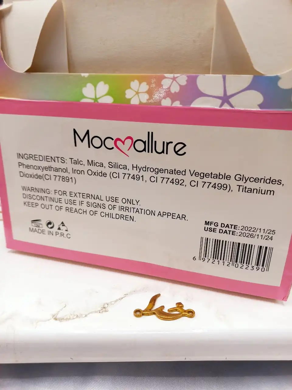 خط چشم فانتزی طرح گل برند موکالر Mocallure کد 8158