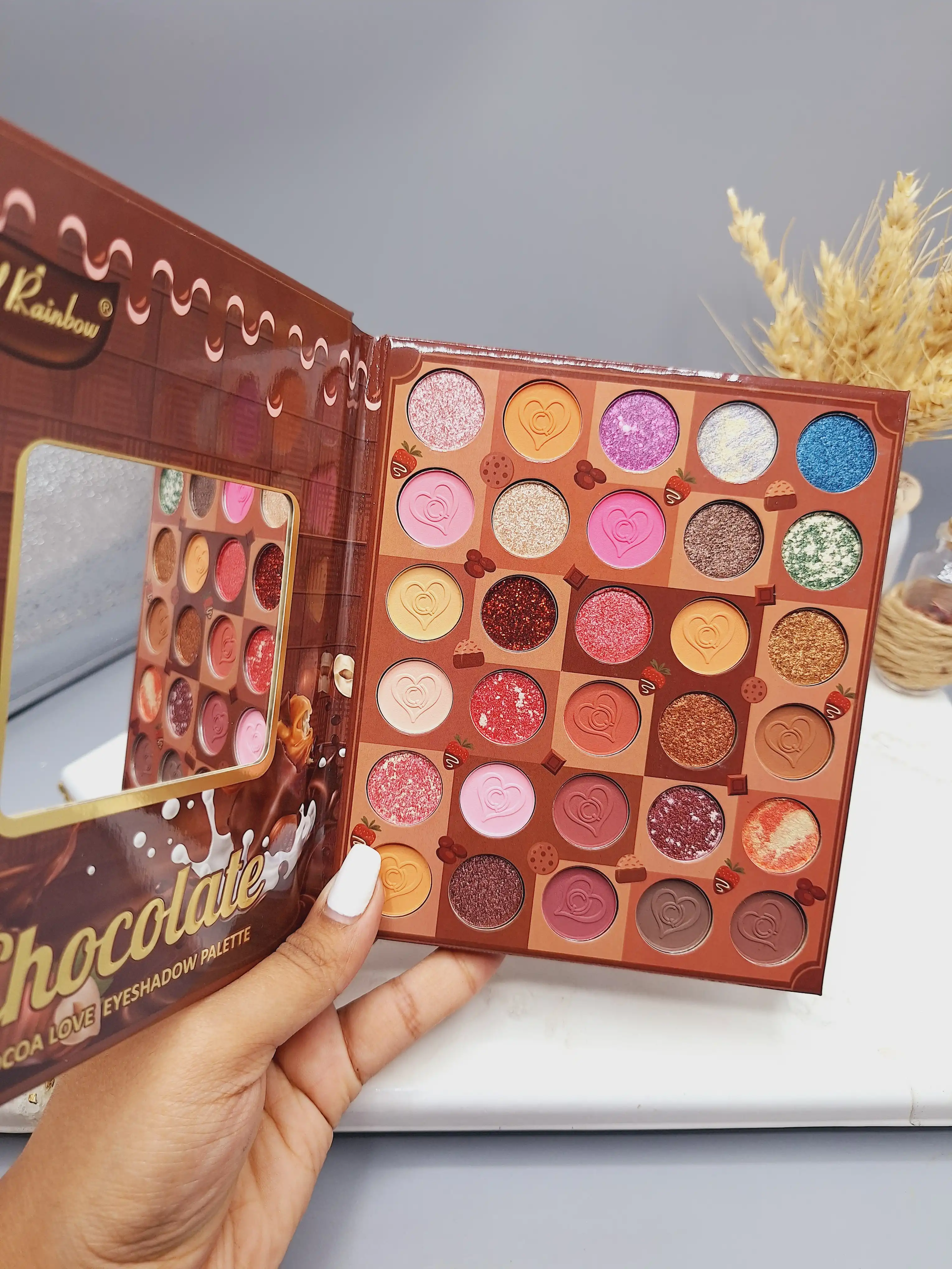 پالت سایه چشم 69 رنگ شکلات کاکائویی LOVE‏ کد 2018