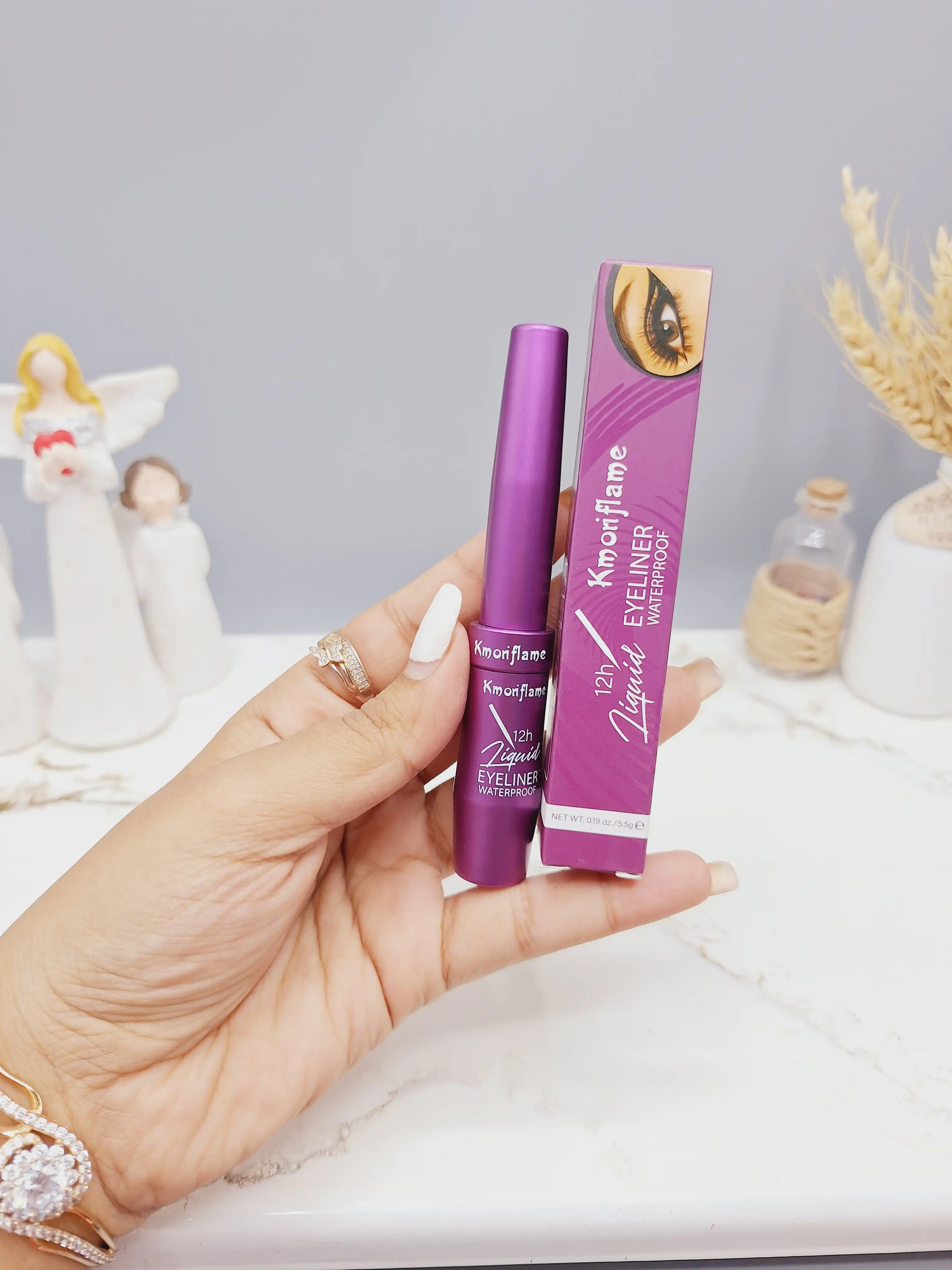 خط چشم ماژیکی پوکه فلزی کی ام اوریفلیم کد 2 - A0262