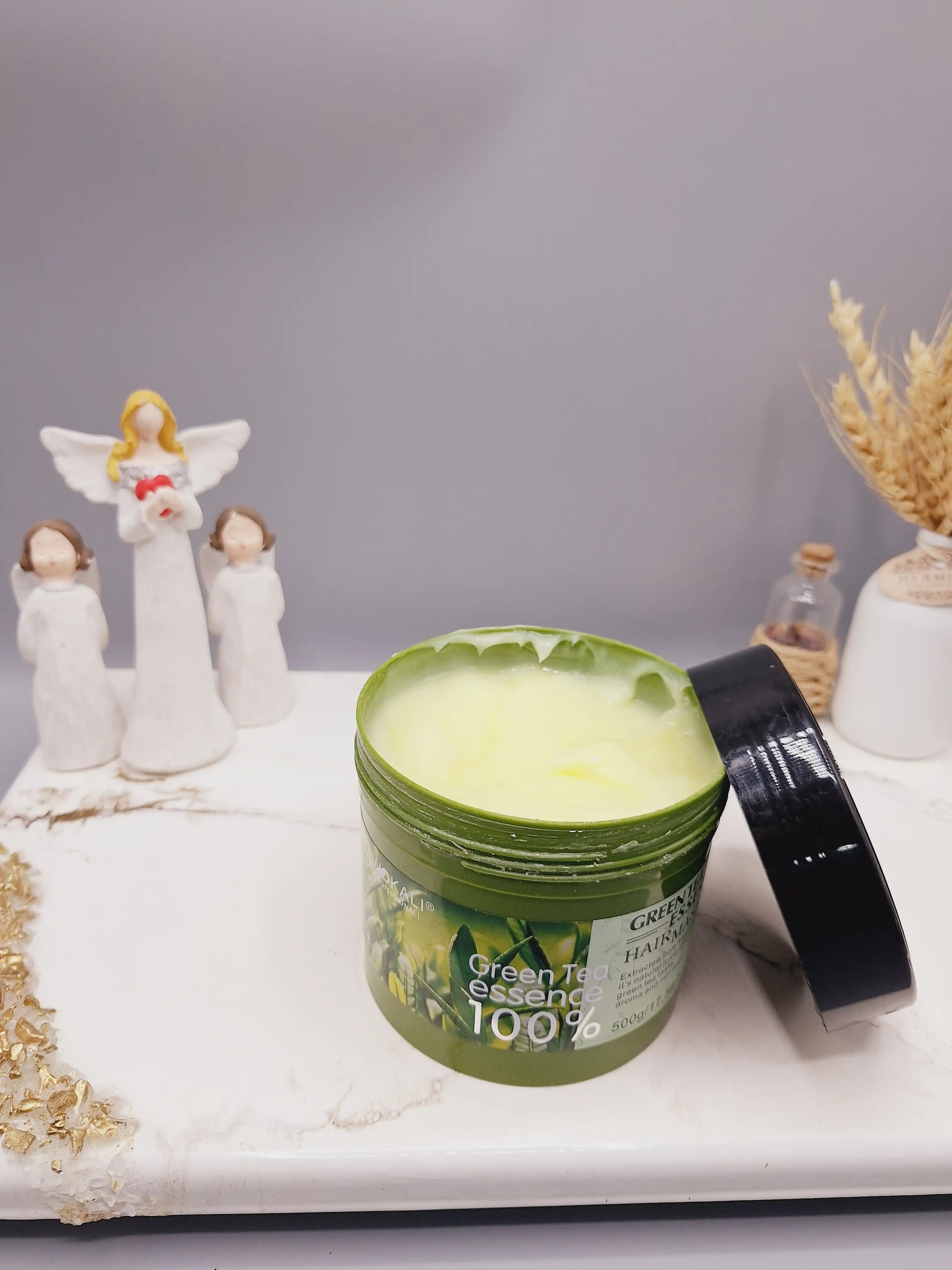 ماسک مو ارگانیک اسانس چای سبز 500 گرم برند وکالی کد WKL198