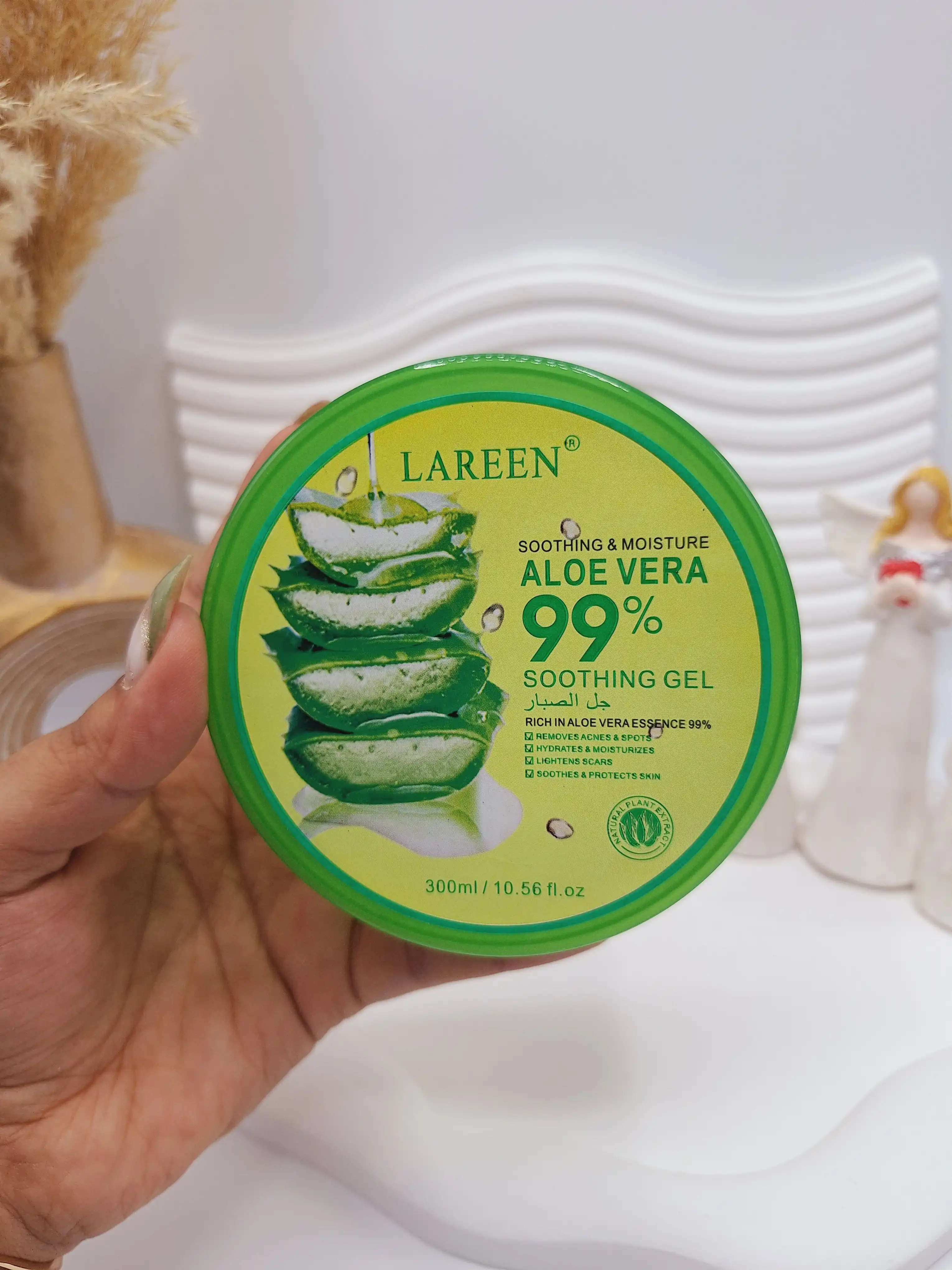 ژل آبرسان کاسه ای %99 آلوئه ورا لارن LAREEN کد F-017