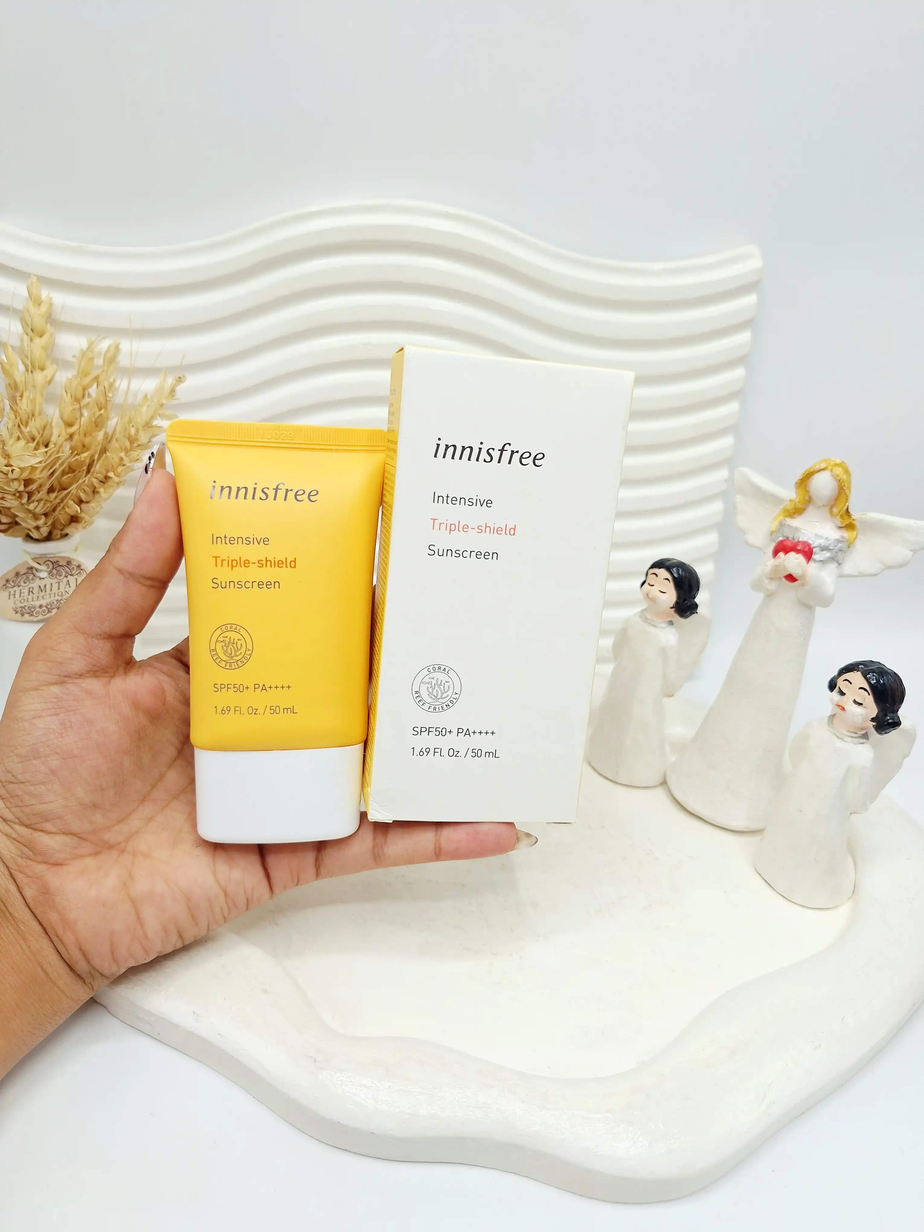 ضد آفتاب بی رنگ محافظ SPF50 برند innisfree کد 3286